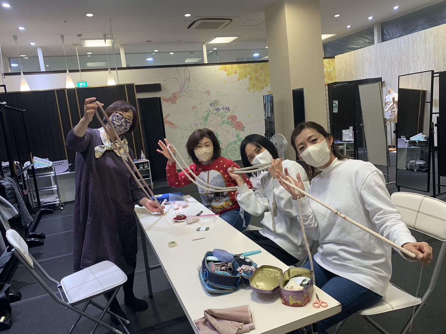 「和のコト講座 丸ぐけ帯締め作り」